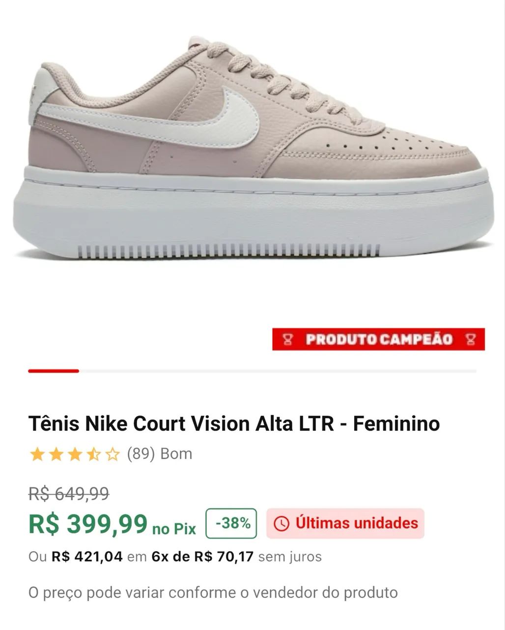 Tênis Nike 35 - Foto 4