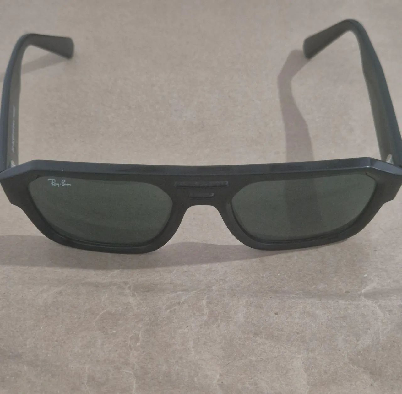 Óculos  Ray-Ban Corrigan Bio Based preto lentes verdes - Foto 2
