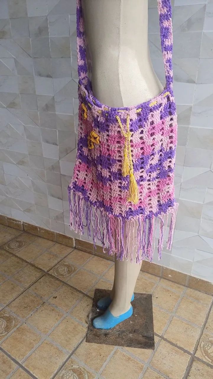 Bolsa croch ê manual grande - Foto 2