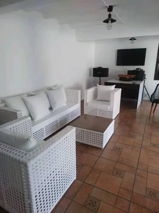 Conjunto de sofá com 5 lugares 