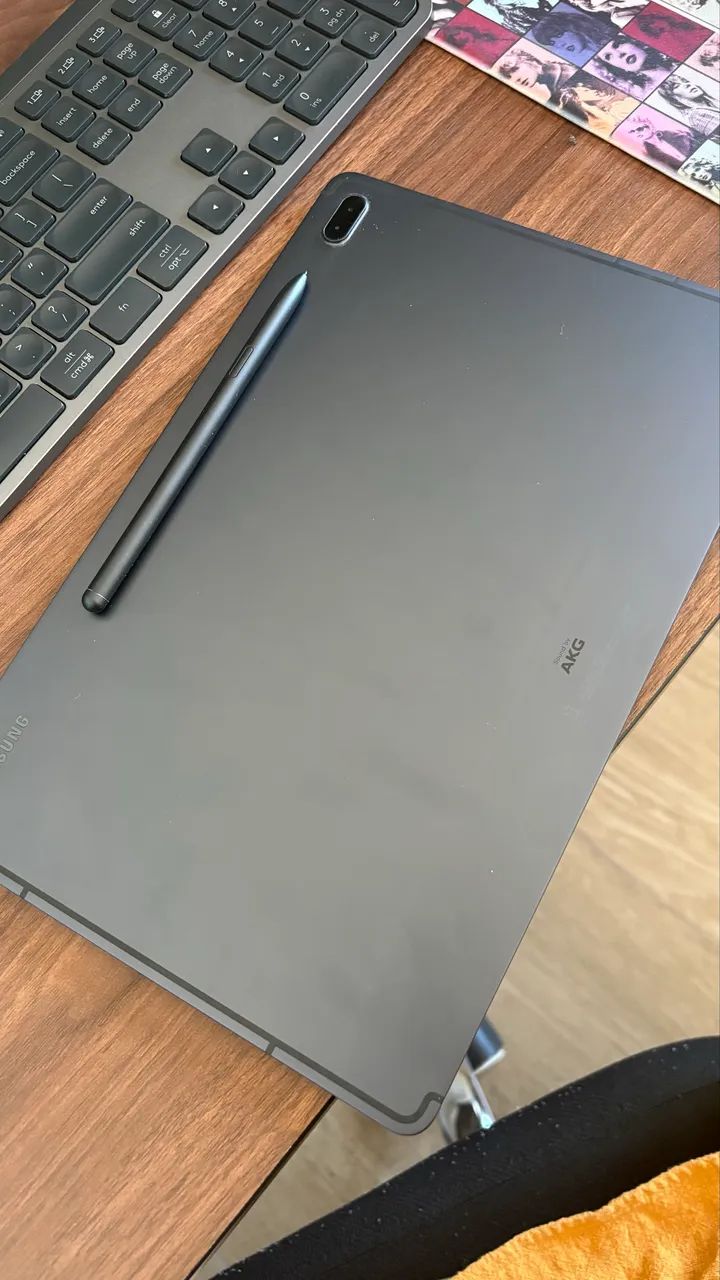 Tablet S7 FE + case com teclado bluetooth - Foto 3