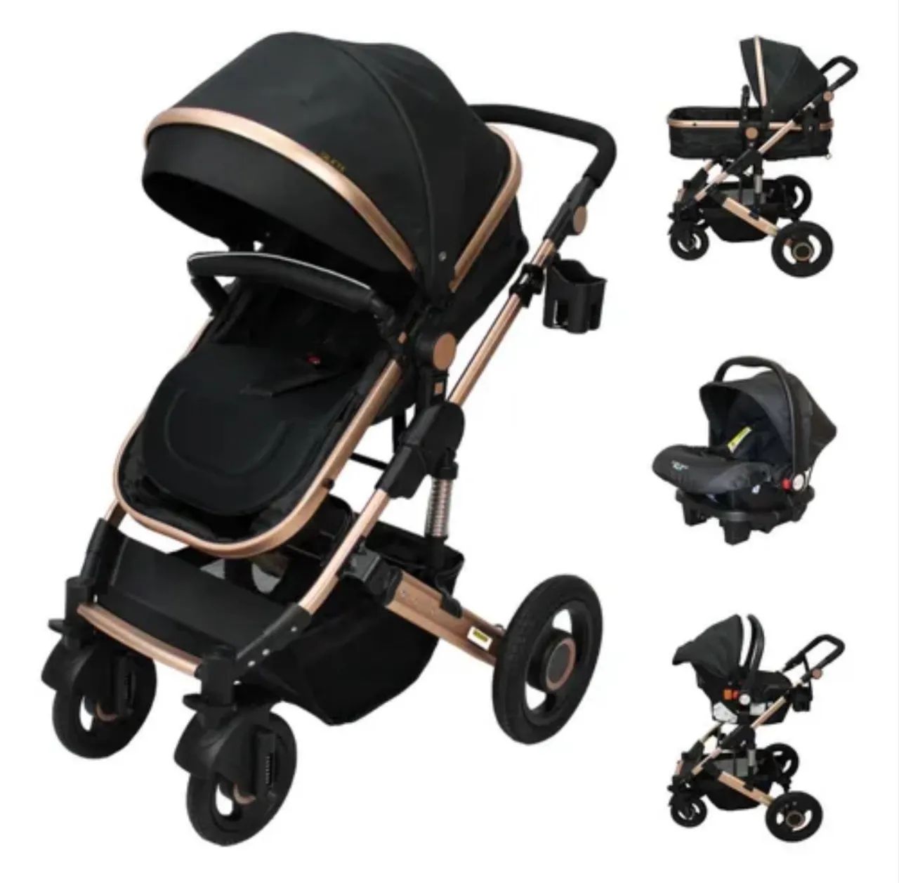 Carrinho de bebê+ bebê conforto