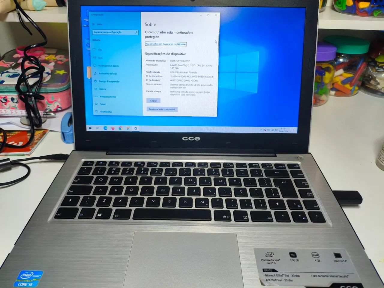 Notebook CCE Ultra Thin t345 - Foto 2