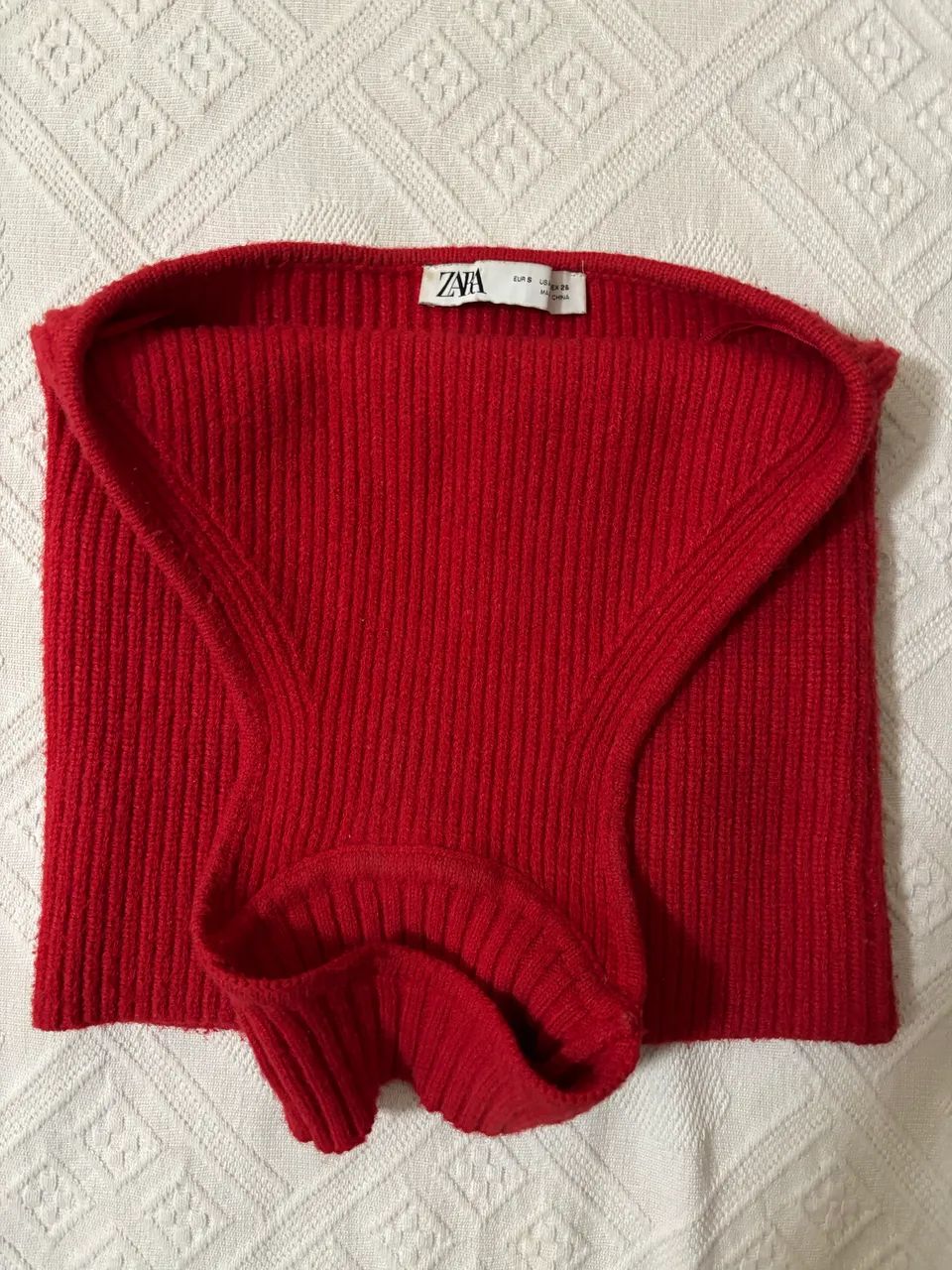 cropped zara vermelho - Foto 3