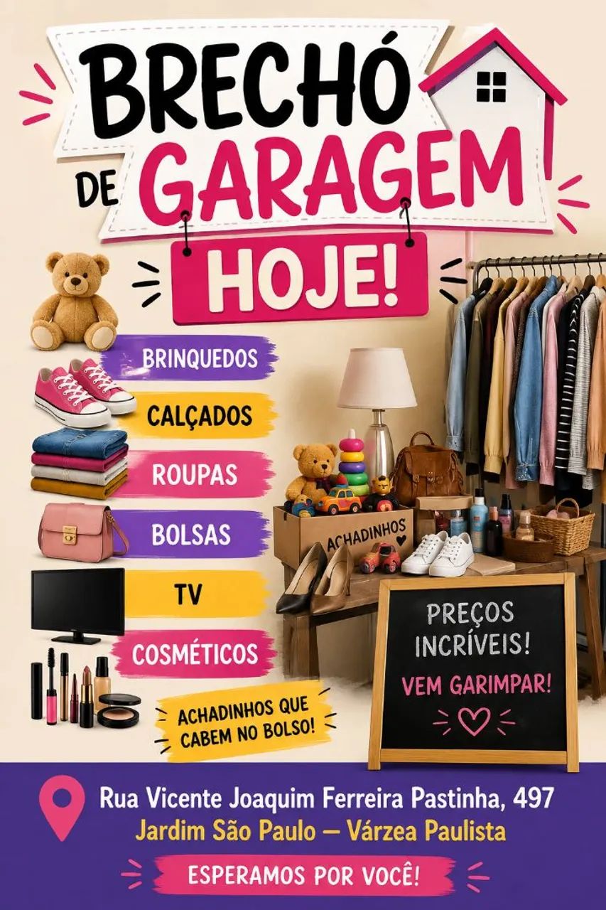 Brechó de garagem 
