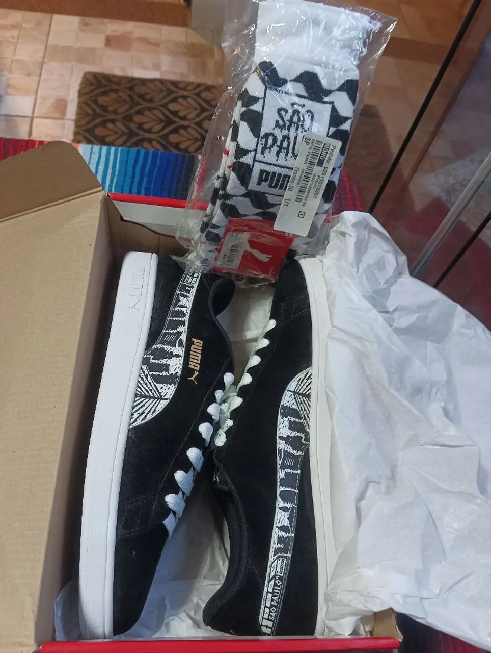 Conjunto Tenis Puma V2 SP BDP e meia Puma SP 