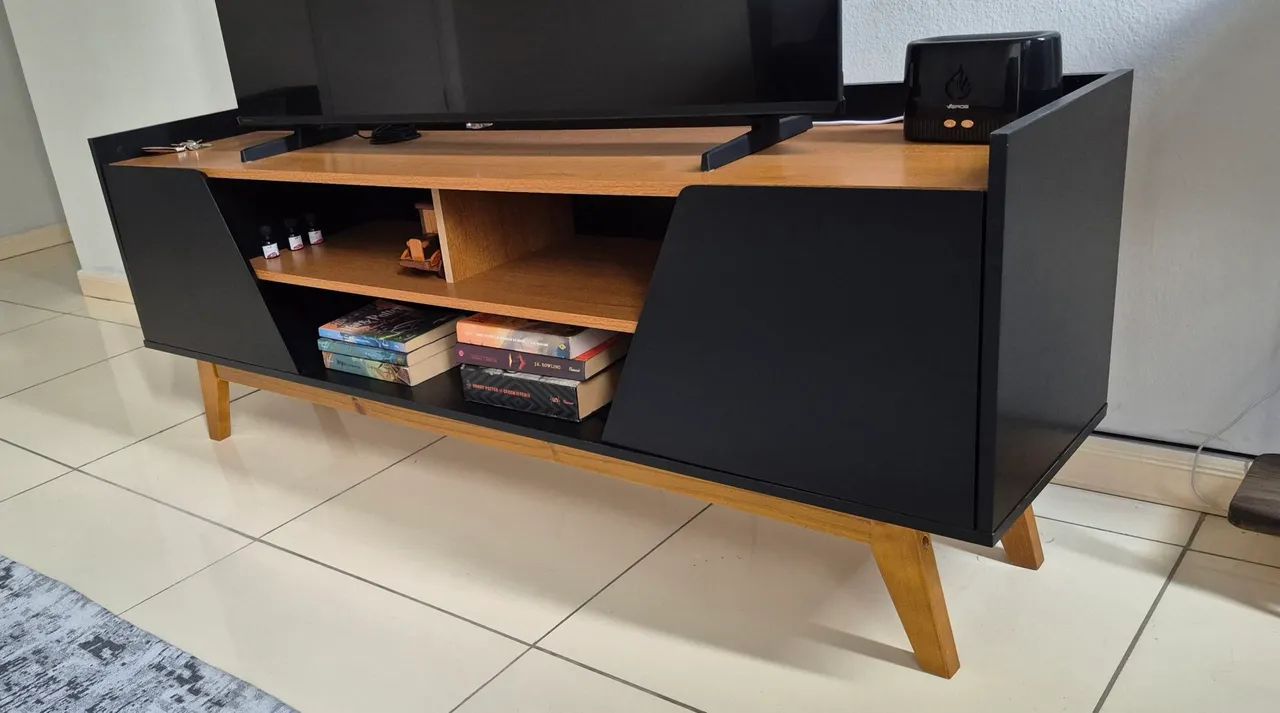 Rack Turim (para Tv até 65 polegadas) MDF - Foto 2