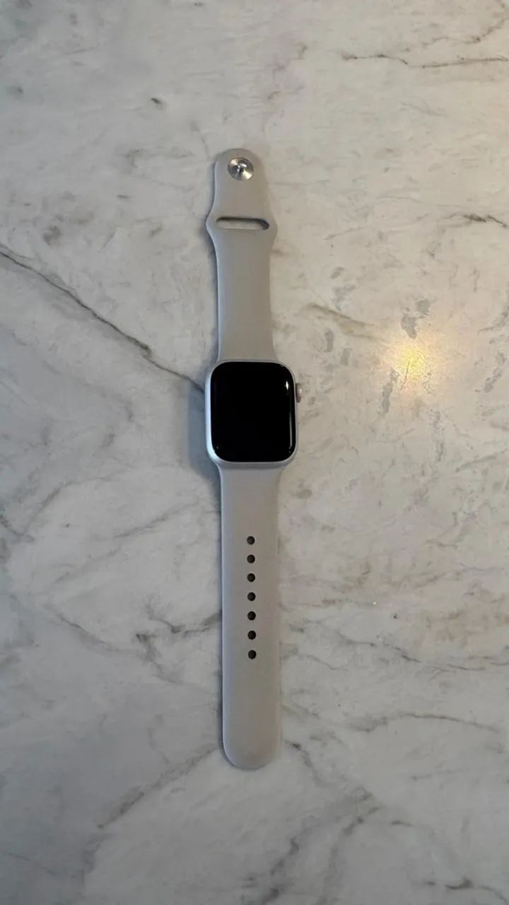 Apple Watch Series 7 bege (starlight) - 41mm - completo - Foto 2