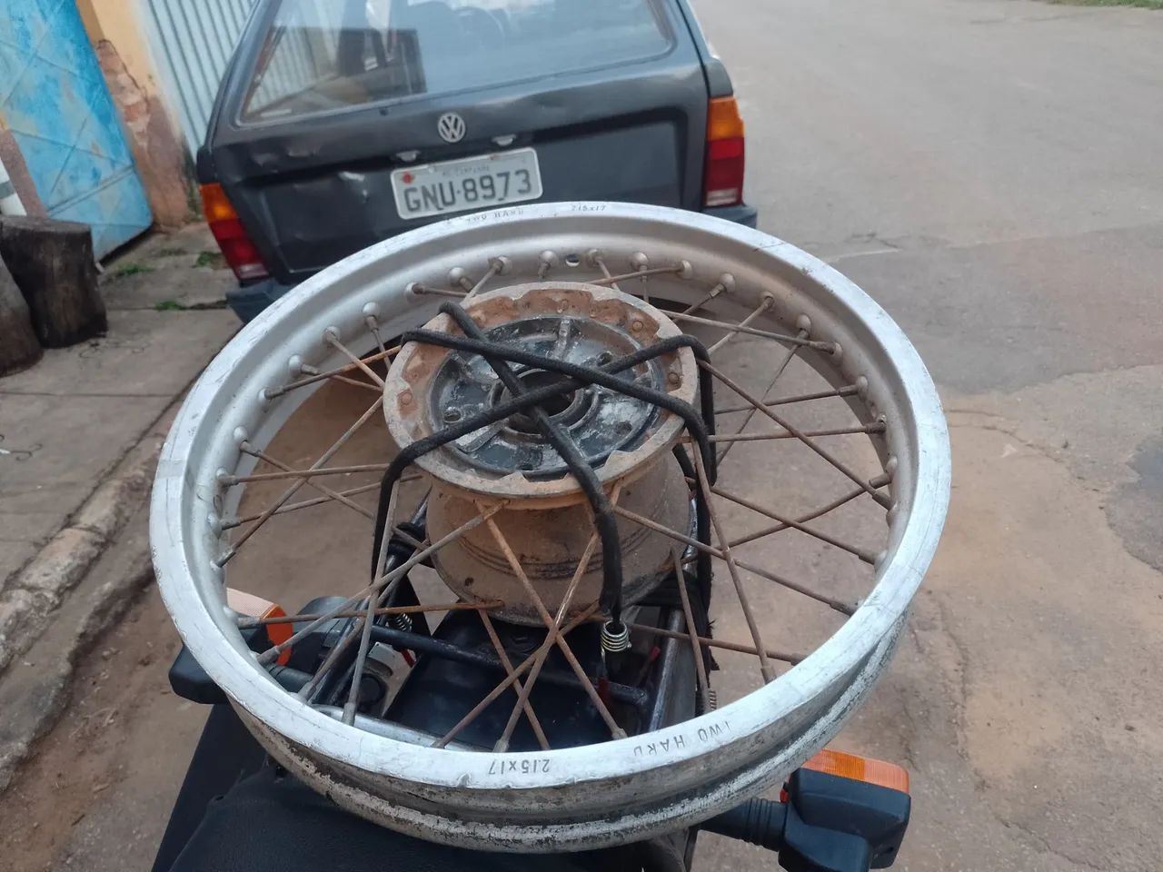 Aro 17 Alumínio polido só o aro - Foto 2