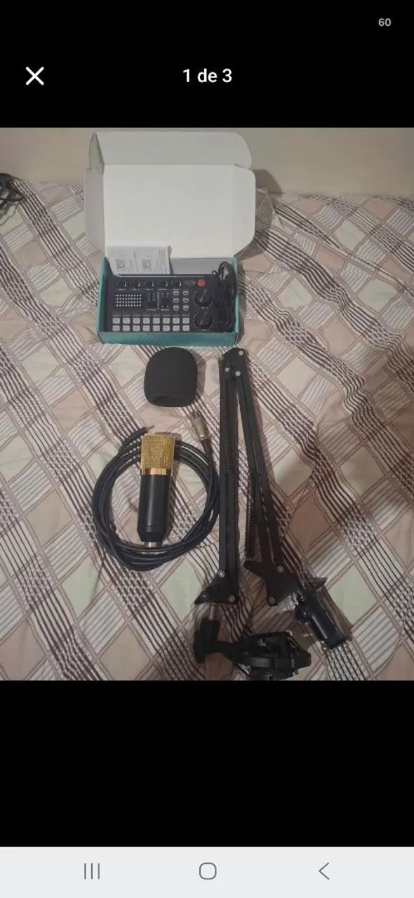 Microfone + Mixer de som - Foto 2
