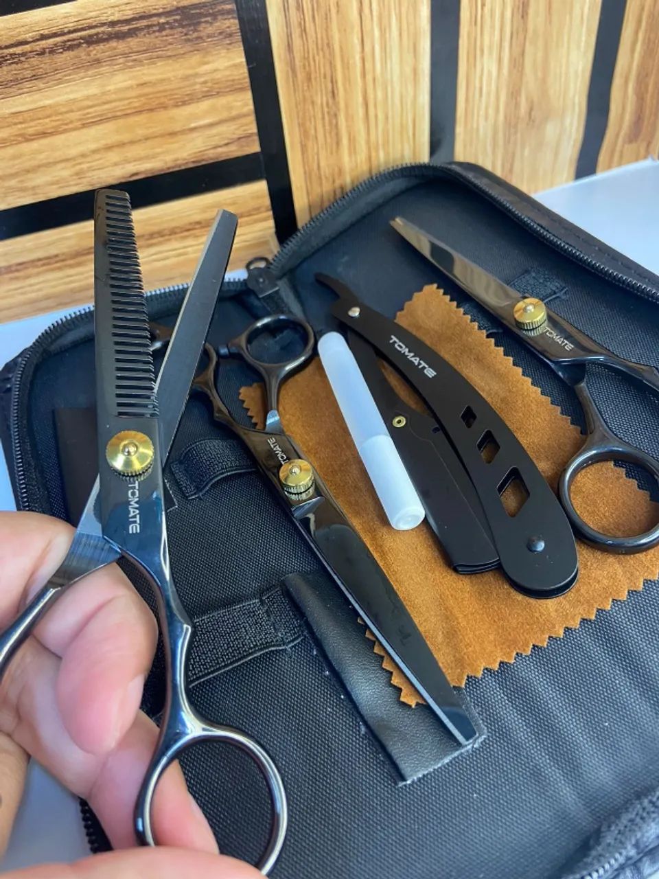 Kit 3 Tesouras com Navalha Yang Lie 