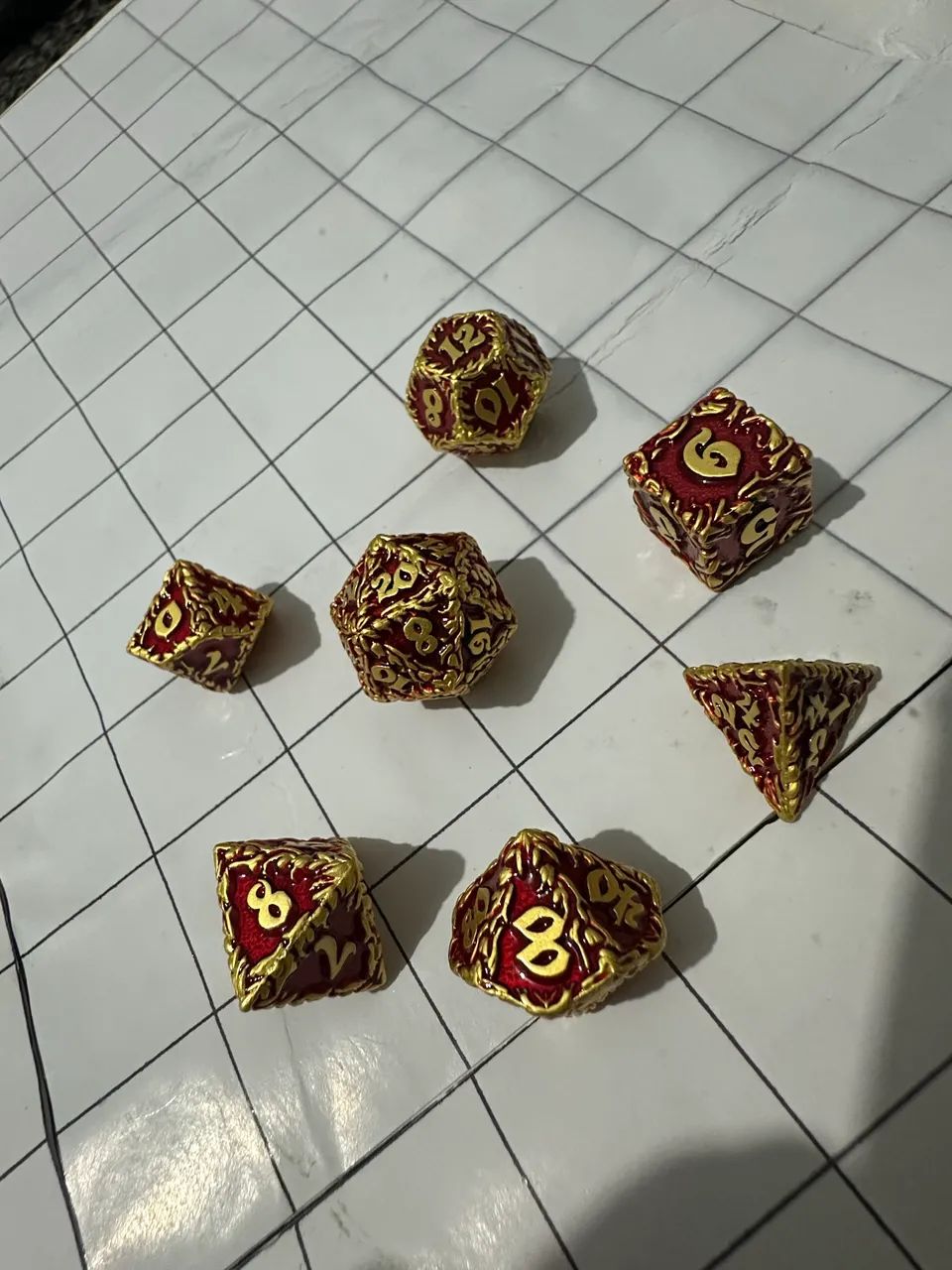 Kit de dados de metal  - Foto 3