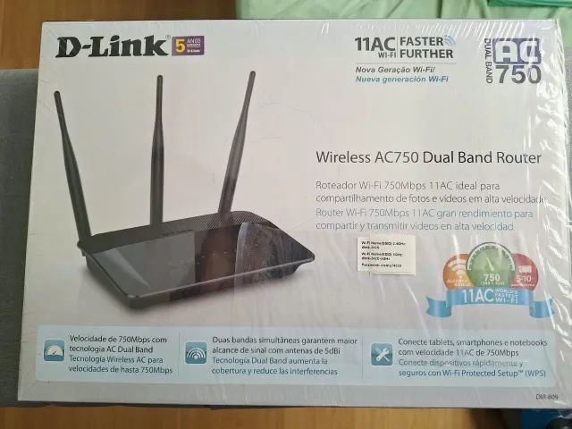 Roteador Wireless AC750 Dual Band Router 
