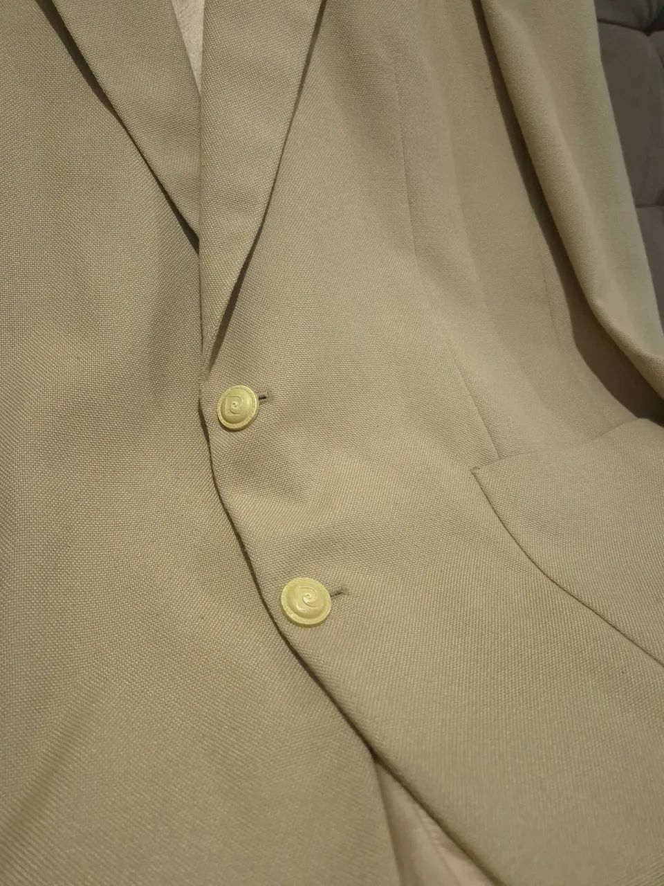 blazer pierre cardin bege masculino - Foto 3