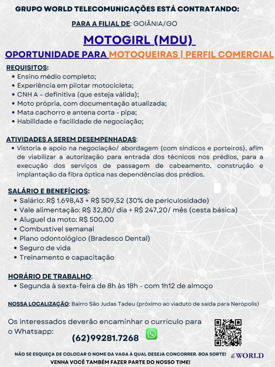 Vagas disponíveis! 