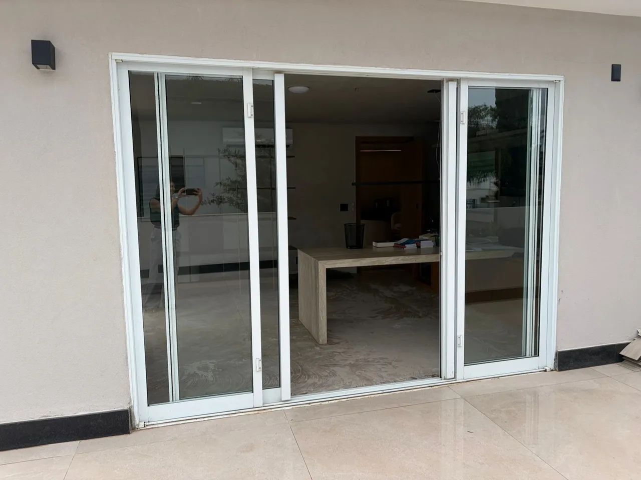 Porta de Vidro/alumínio 4 folhas - Foto 2