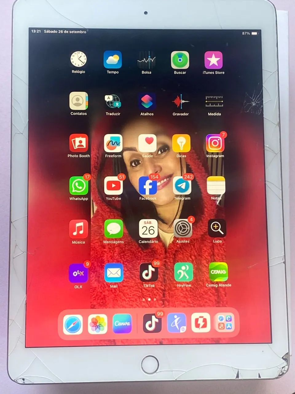iPad 6ª geração Apple funcionando com alguns detalhes de uso - Foto 2