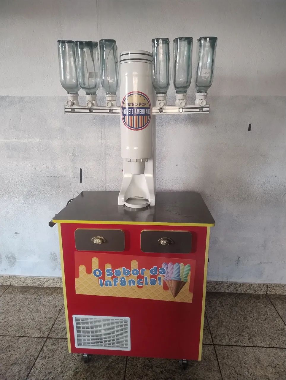 Máquina de sorvete americano 