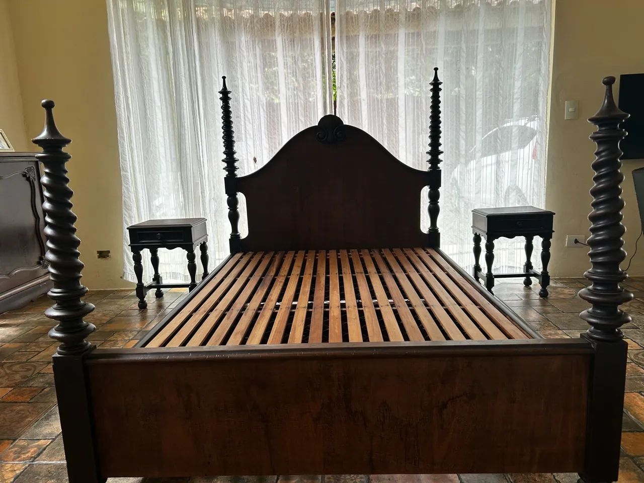 Cama manuelino antiga - Foto 4