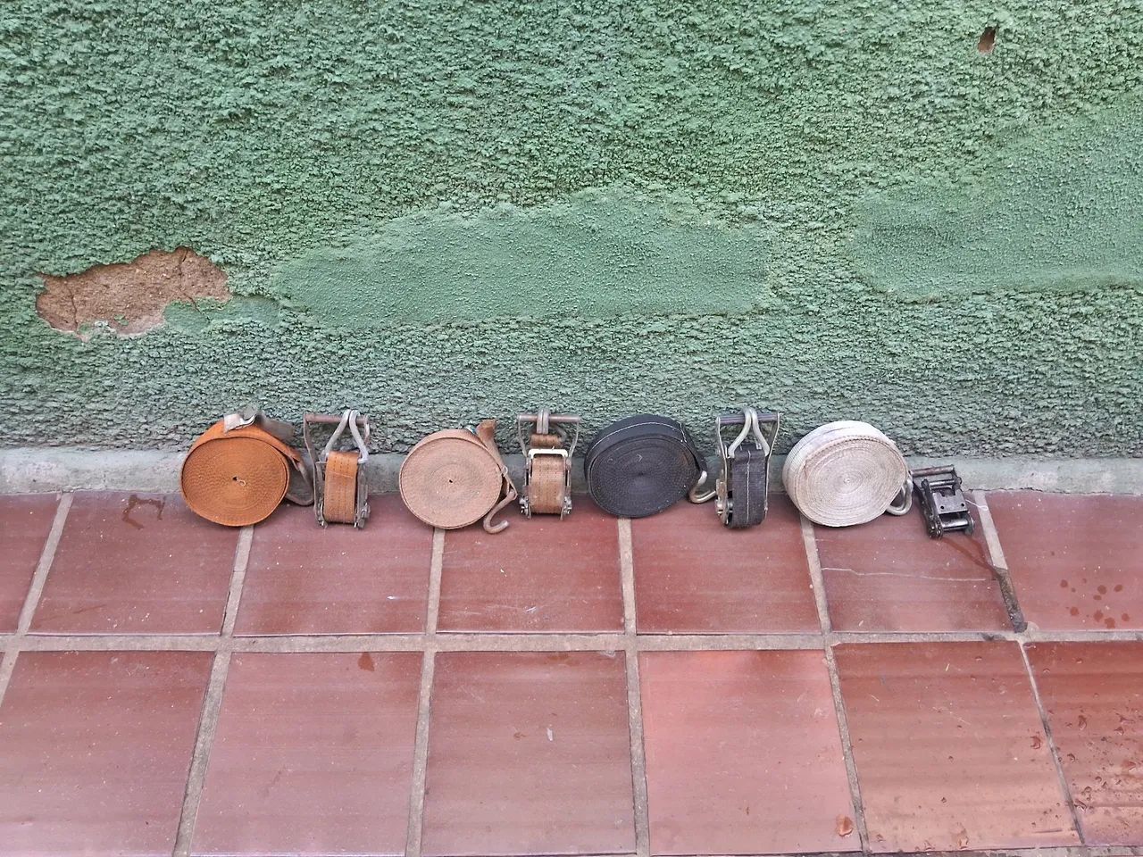 Lona,cintas,carrinho e suporte para andar de bike em casa