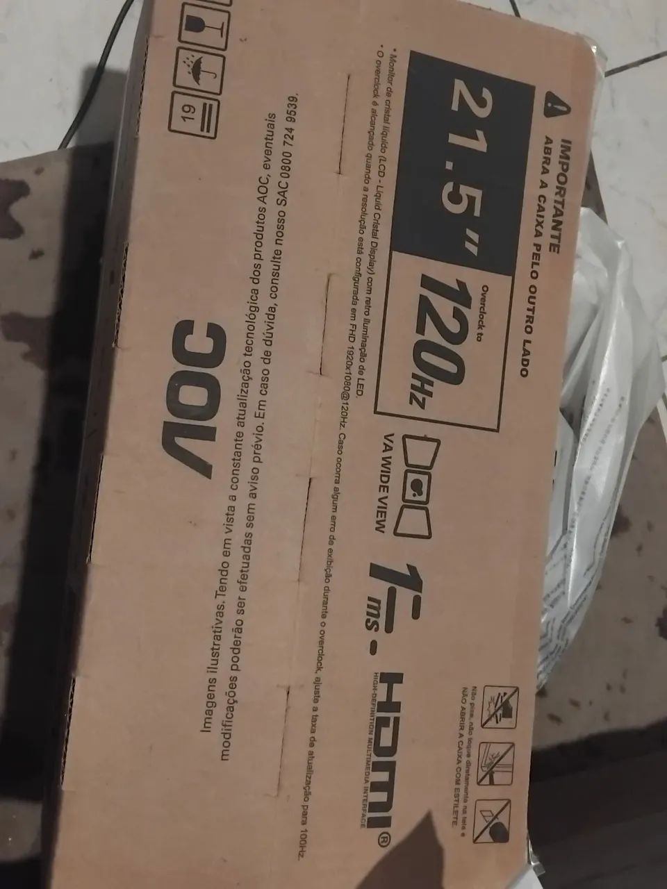 Monitor AOC 21 polegadas 100hz - Foto 5