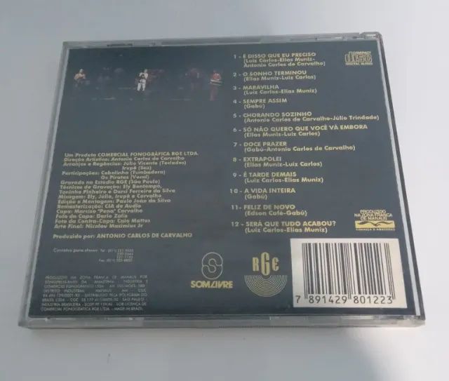 CD Raça Negra - Volume 6 - 1995 - Foto 3