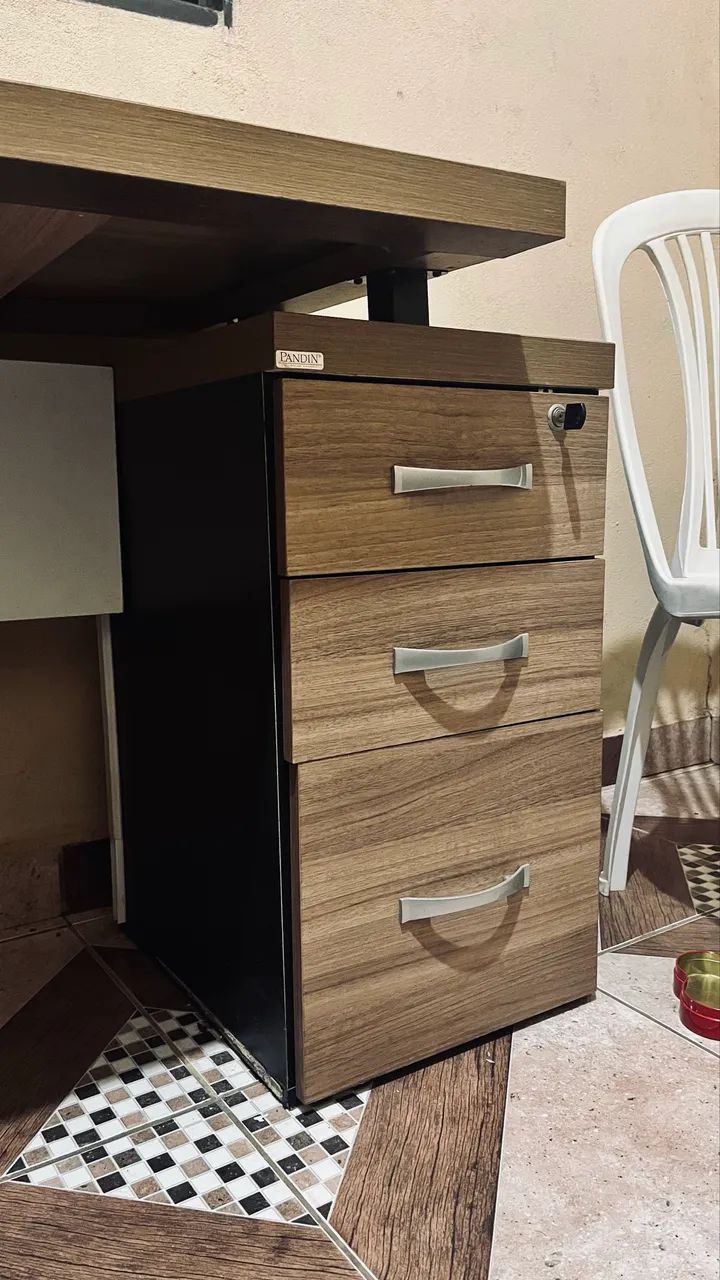Mesa escritório MDF - Foto 4