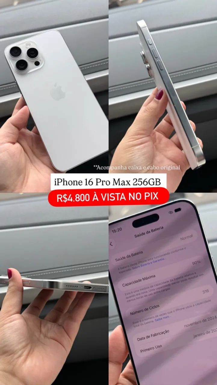iphone 16 pro max 256