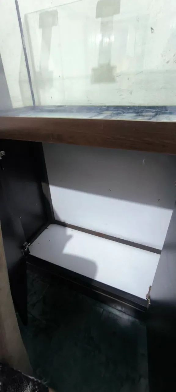 aquário 180litros e armário  - Foto 5