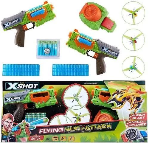Lançador de Dardos Flying Bug Attack X-Shot - Foto 3