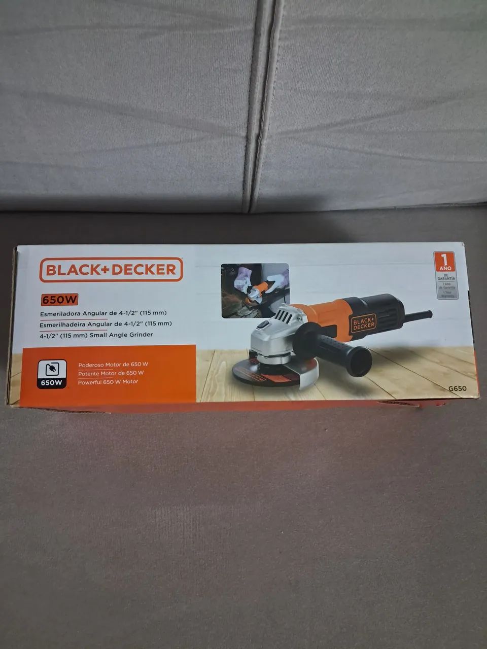 esmerilhadeira G650 black decker 650w