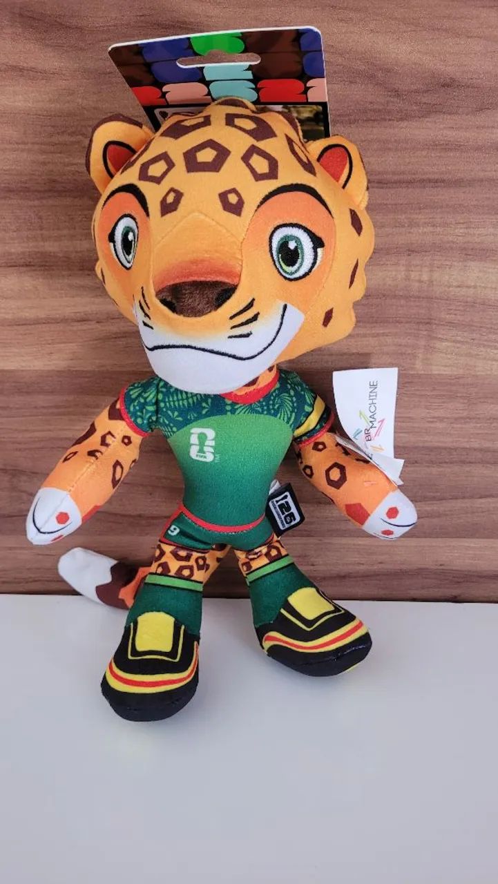 Mascotes copa do mundo.  Pelúcias!
