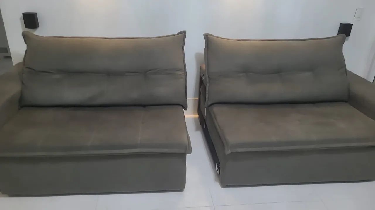 SOFÁ RETRÁTIL E RECLINÁVEL  - Foto 2