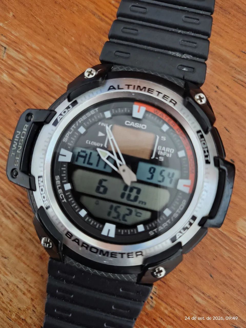 Relógio Casio SGW 400 funcionando perfeitamente. - Foto 2