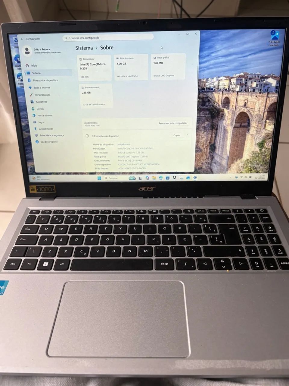 NOTEBOOK acer  - Foto 2