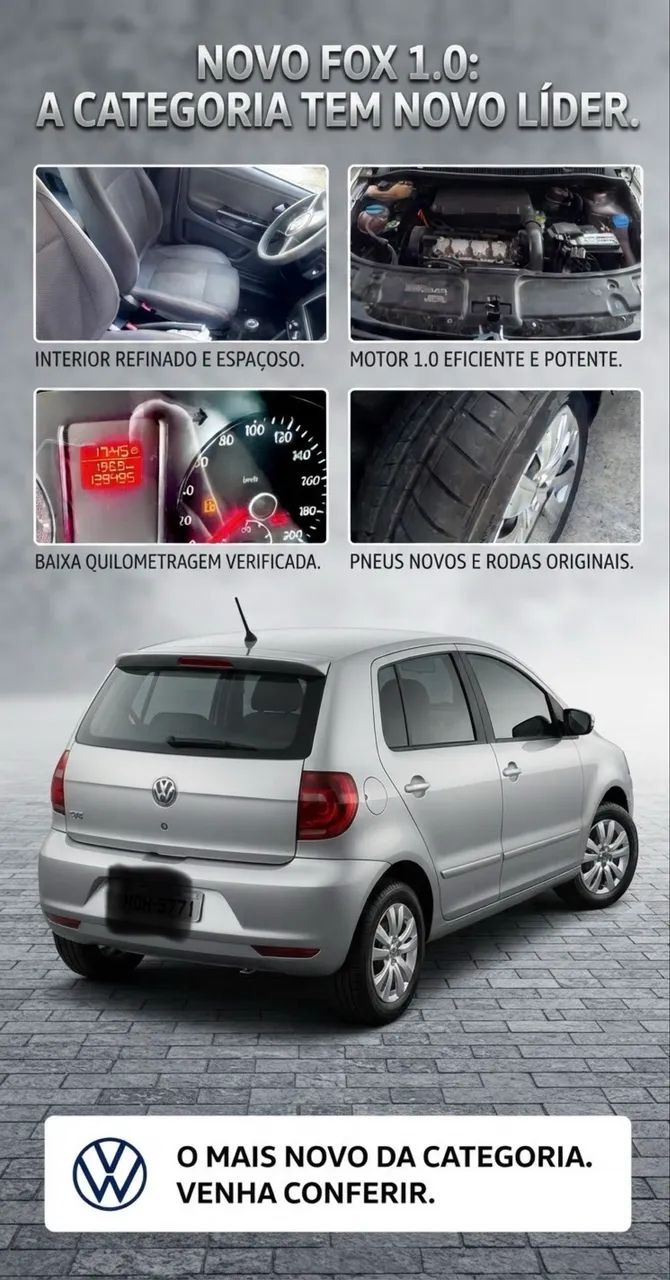 Volkswagen Fox Fox 1.0 Mi Total Flex 8V 5p 2012