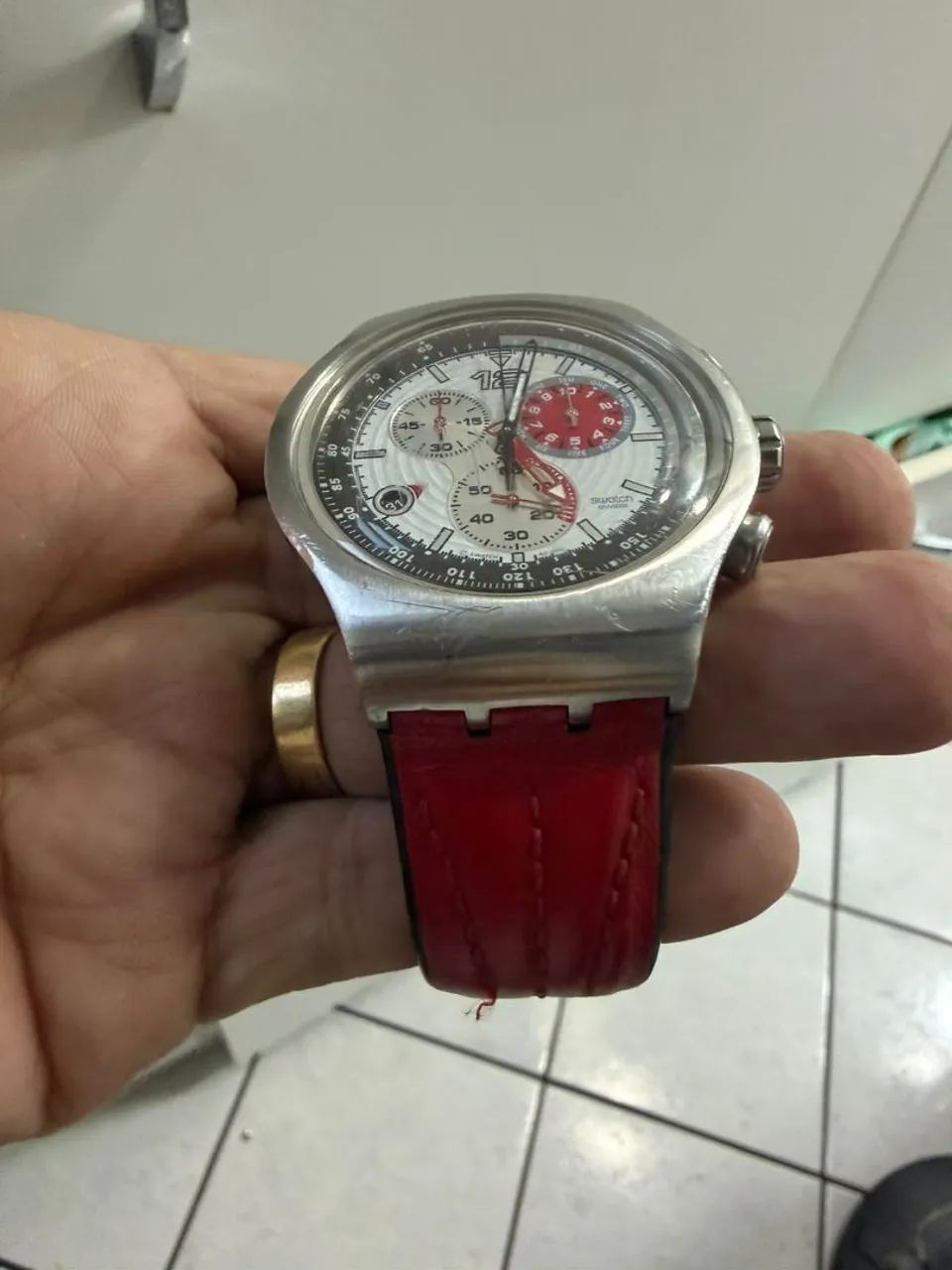 SWATCH PRATA duas pulseiras  - Foto 2