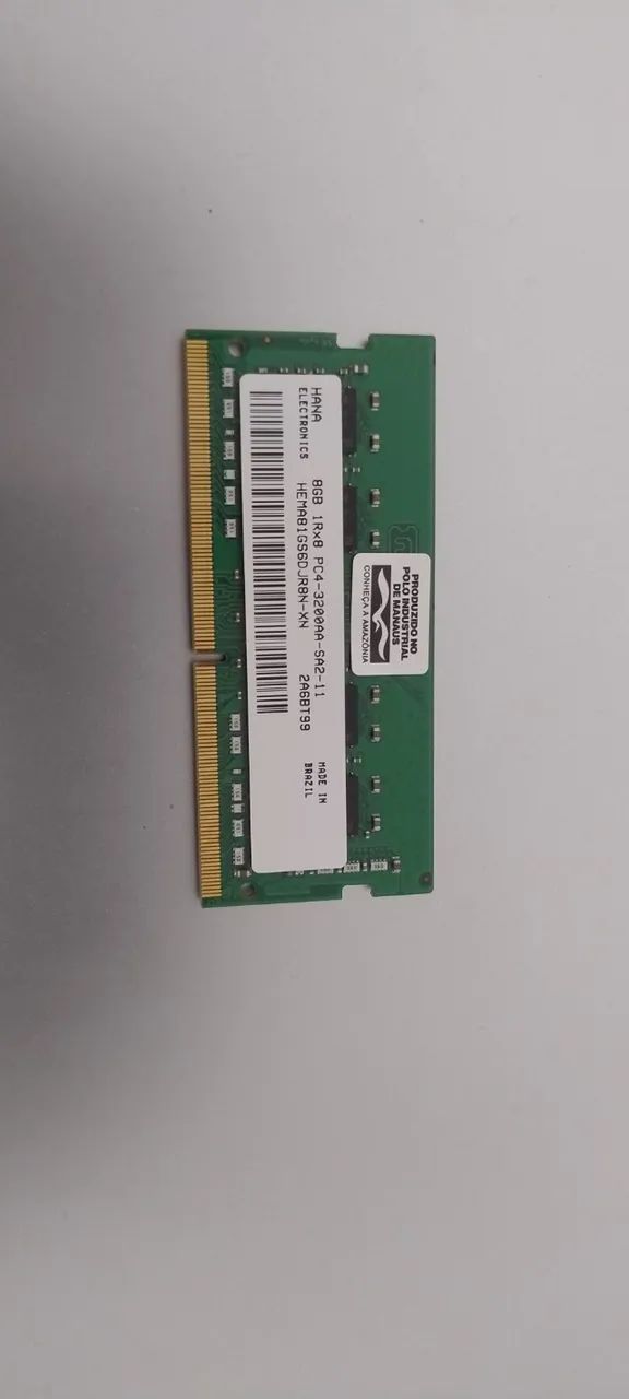 Memória RAM Lenovo 8GB DDR4 3200mhz p/ notebook - Foto 2