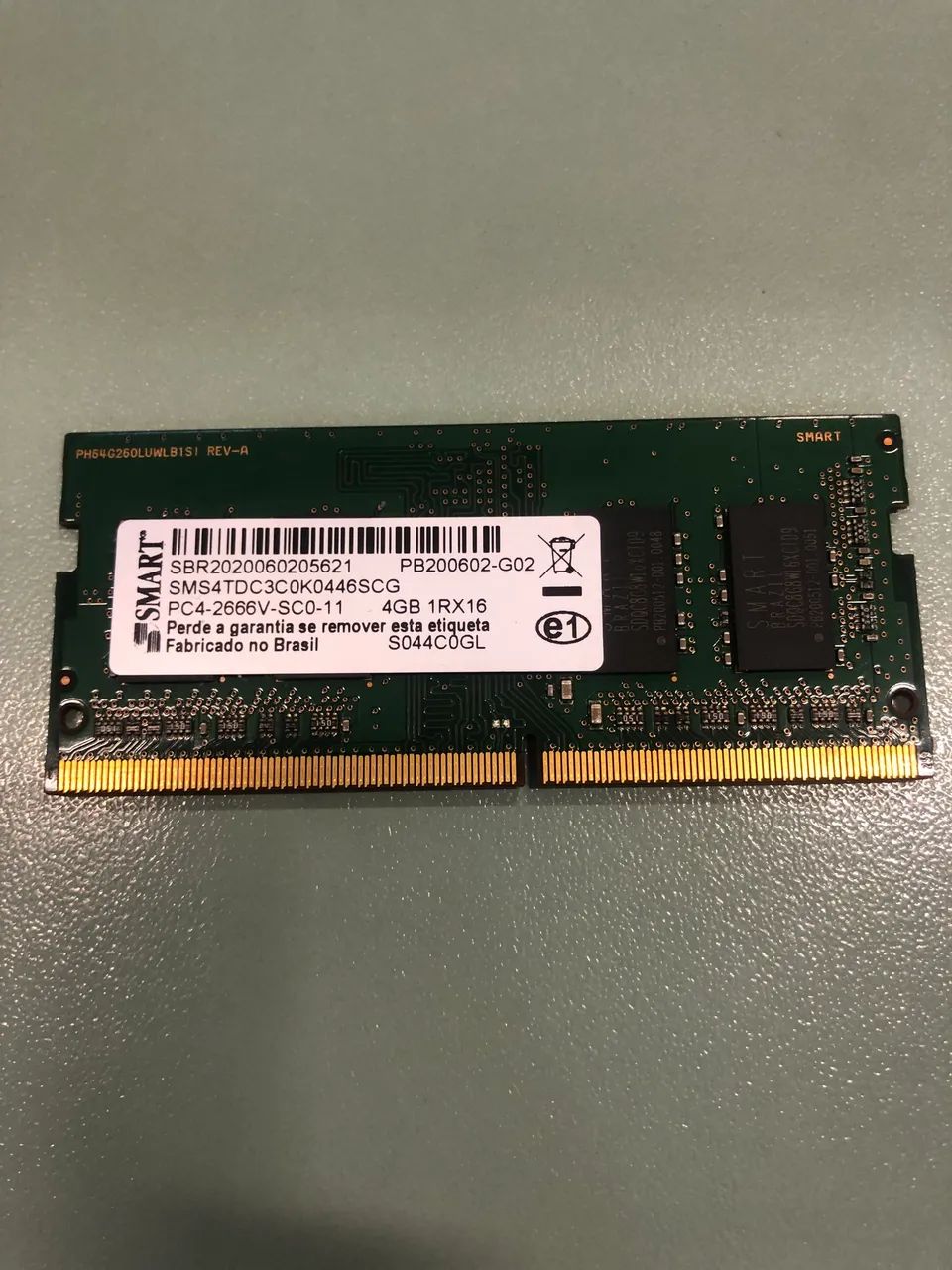 Memória RAM notebook
