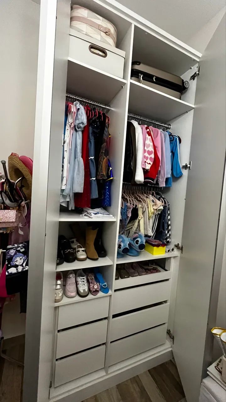GUARDA-ROUPA 100% MDF - EXCELENTE ESTADO  - Foto 2