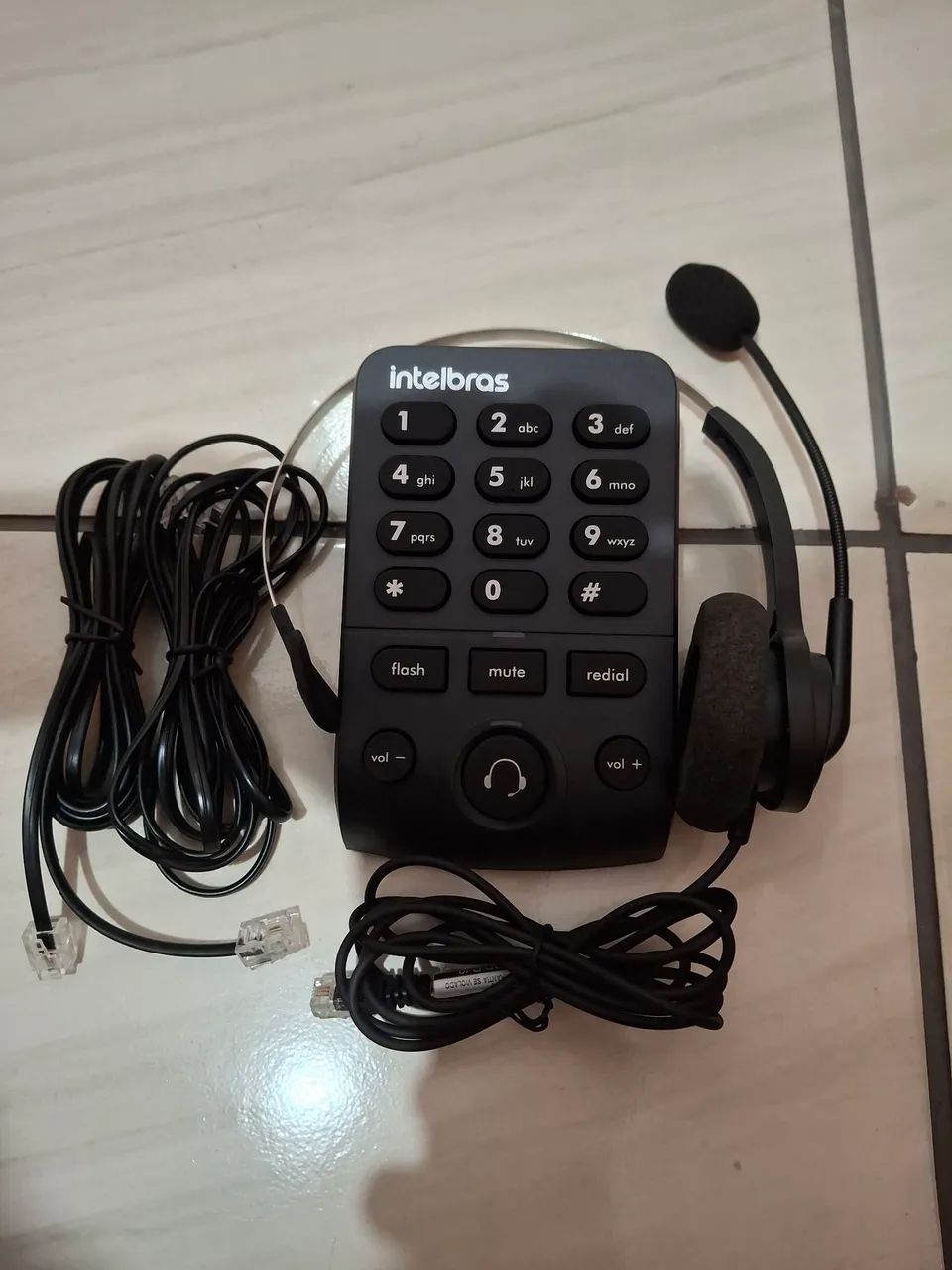 Telefone headset profissional