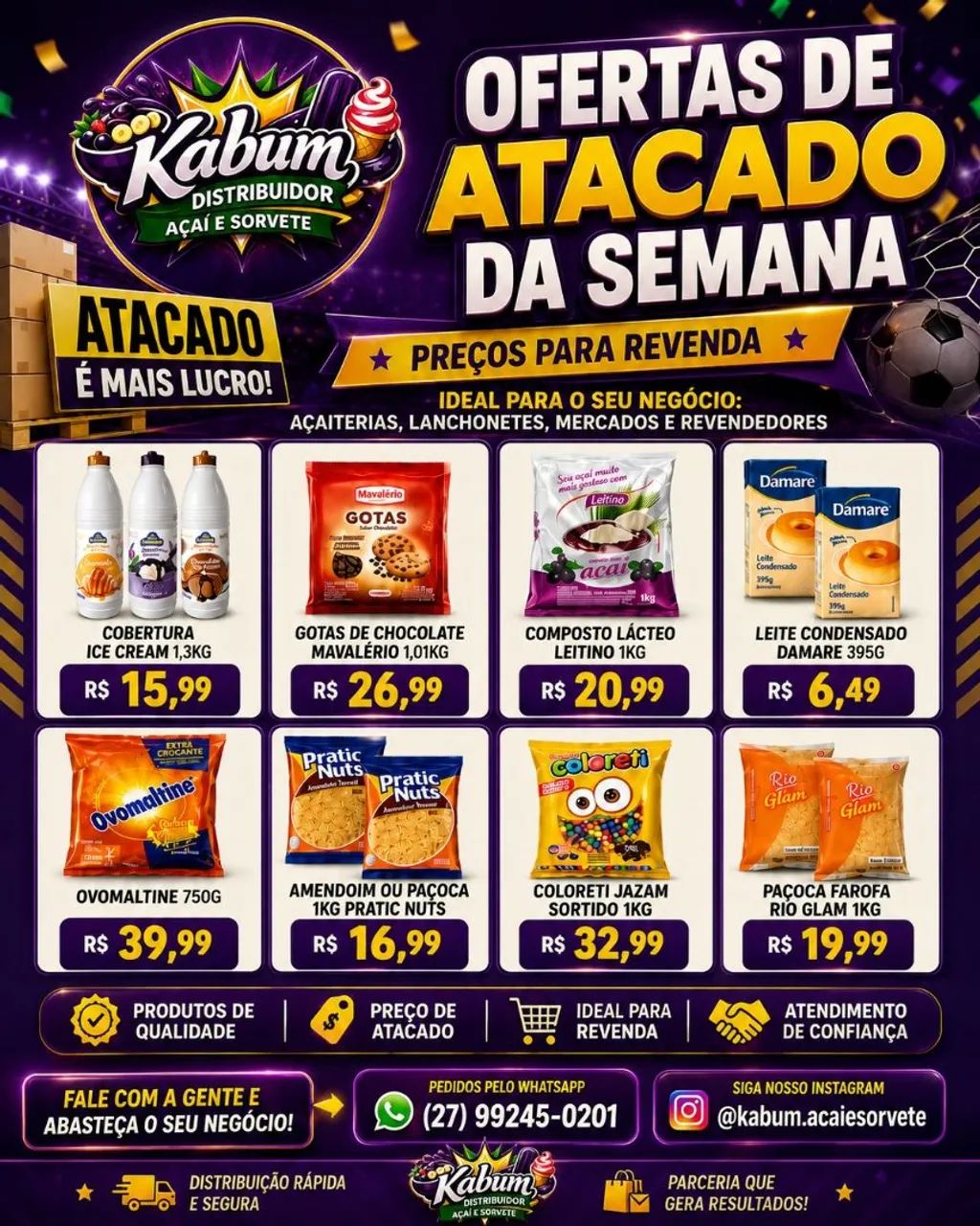Kit completo Caixa de açaí  - Foto 4