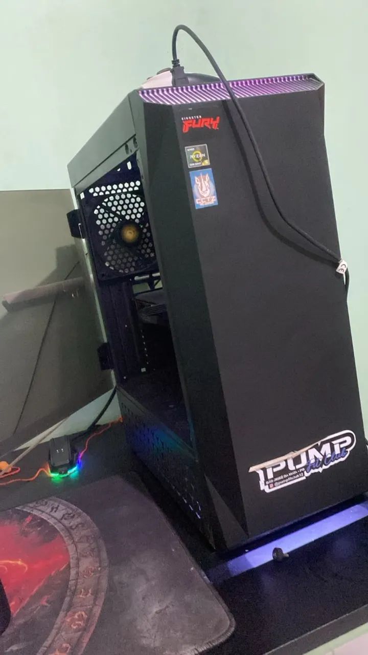 PC Gamer Completo com Gabinete FURY e Iluminação RGB - Foto 2