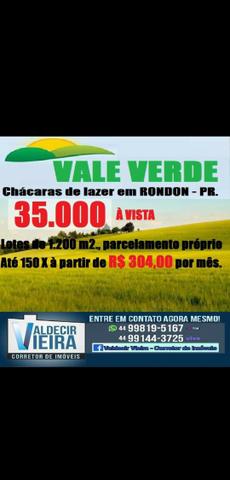 Chácara em Rondon, par elas a partir de R$ 300,00