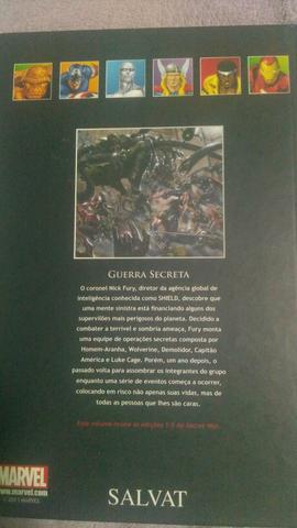 Marvel Guerra Secreta Edições 1-5 Capa Dura Seminovo - Foto 2