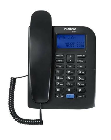 Telefone com Fio Intelbras TC 60 ID preto