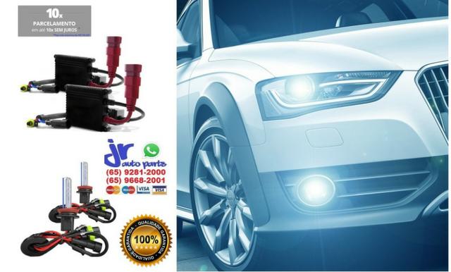 Kit xenon H1 H3 HB4 H4-2 H7 H8 H9 H11 H16 H27 - Peças para carros