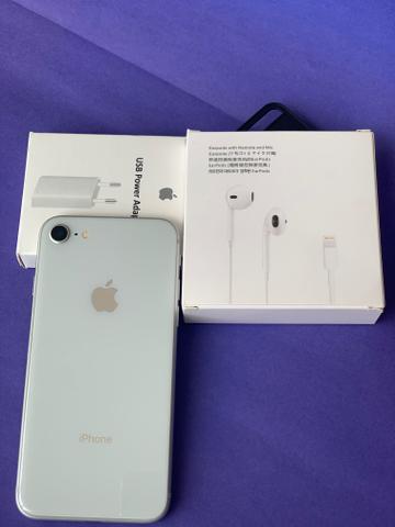IPhone 8 64GB Silver - praticamente sem uso - completo - Foto 5