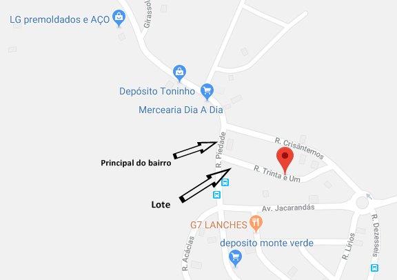 Vendo meio lote - bairro monte verde em betim