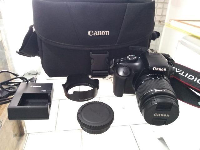 R$ 880 Câmera Semi Profissional Canon T3 (em Perfeito estado ) Entrego - Foto 3
